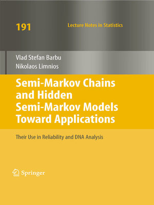 cover image of Semi-Markov Chains and Hidden Semi-Markov Models toward Applications
